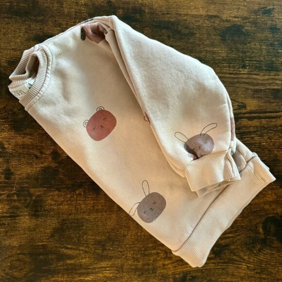 Zara Other - Zara| Baby Animal Print Cotton Sweatshirt Size 2 Unisex